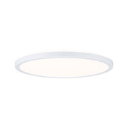 Plafonnier LED rond blanc en plastique avec éclairage uniforme pour espaces de vie modernes