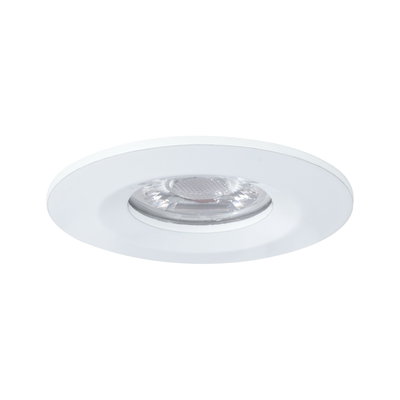 Boîtier rond blanc en métal pour spot LED encastré, éclairage intérieur moderne