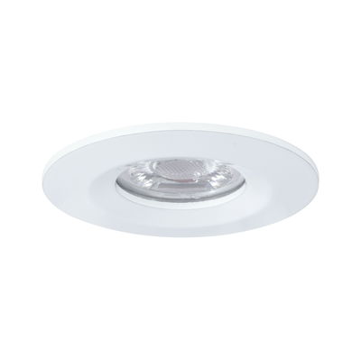 Rundes weißes LED-Einbaustrahler-Gehäuse aus Metall für moderne Innenbeleuchtung