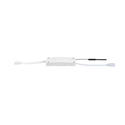 White LED control unit with cables for lighting technology, energy-efficient lighting solution