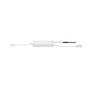 White LED control unit with cables for lighting technology, energy-efficient lighting solution