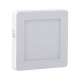 Square white plastic LED ceiling panel with dimmer for energy-efficient lighting solutions