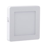 Quadratisches LED-Deckenpanel aus weißem Kunststoff mit Dimmerfunktion für energiesparende Beleuchtung
