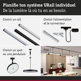 Guide étape par étape pour système URail avec rails aluminium et spots noirs pour éclairage intérieur