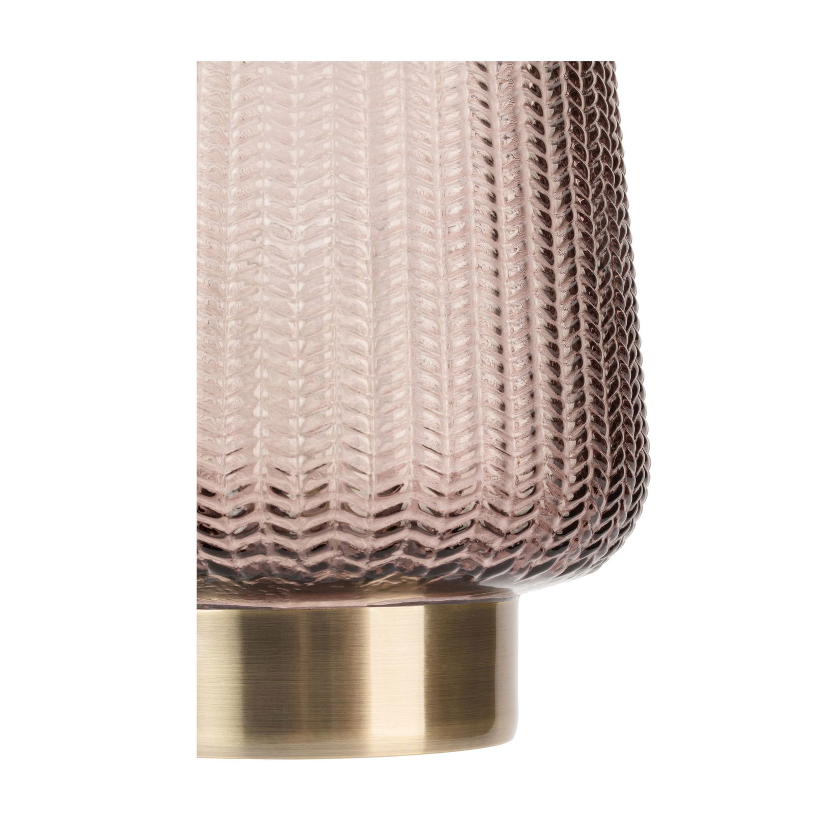 Pauleen Lampe à poser Fancy Glamour E27 2700K 40lm 0,8W Taupe/Laiton