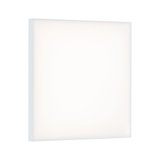 Plafonnier LED carré blanc en plastique pour un éclairage moderne