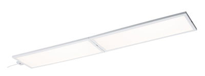 Modern wit LED-paneel met twee rechthoekige lichtvlakken voor energiezuinige verlichting