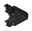 ProRail3 Connecteur Pièce en L Intérieur 101x101mm max. 3680W Noir Connecteur d'angle noir en plastique pour système de rails avec fixation par vis