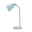 Pauleen Lampe à poser True Charm E27 max. 40W Bleu clair/Doré Lampe de bureau moderne avec abat-jour en métal bleu clair et pied doré pour éclairage de bureau