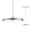 URail Pendants 3-Step-Dim Hildor 850lm 15W 3000K dimmable 230V Chrome matt Round silver metal LED pendant light with white diffuser for modern indoor lighting
