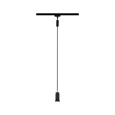 Sort metal LED-pendellampe med slankt design til moderne indendørs belysning