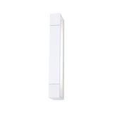 Modern white aluminum wall light with indirect lighting for stylish indoor illumination