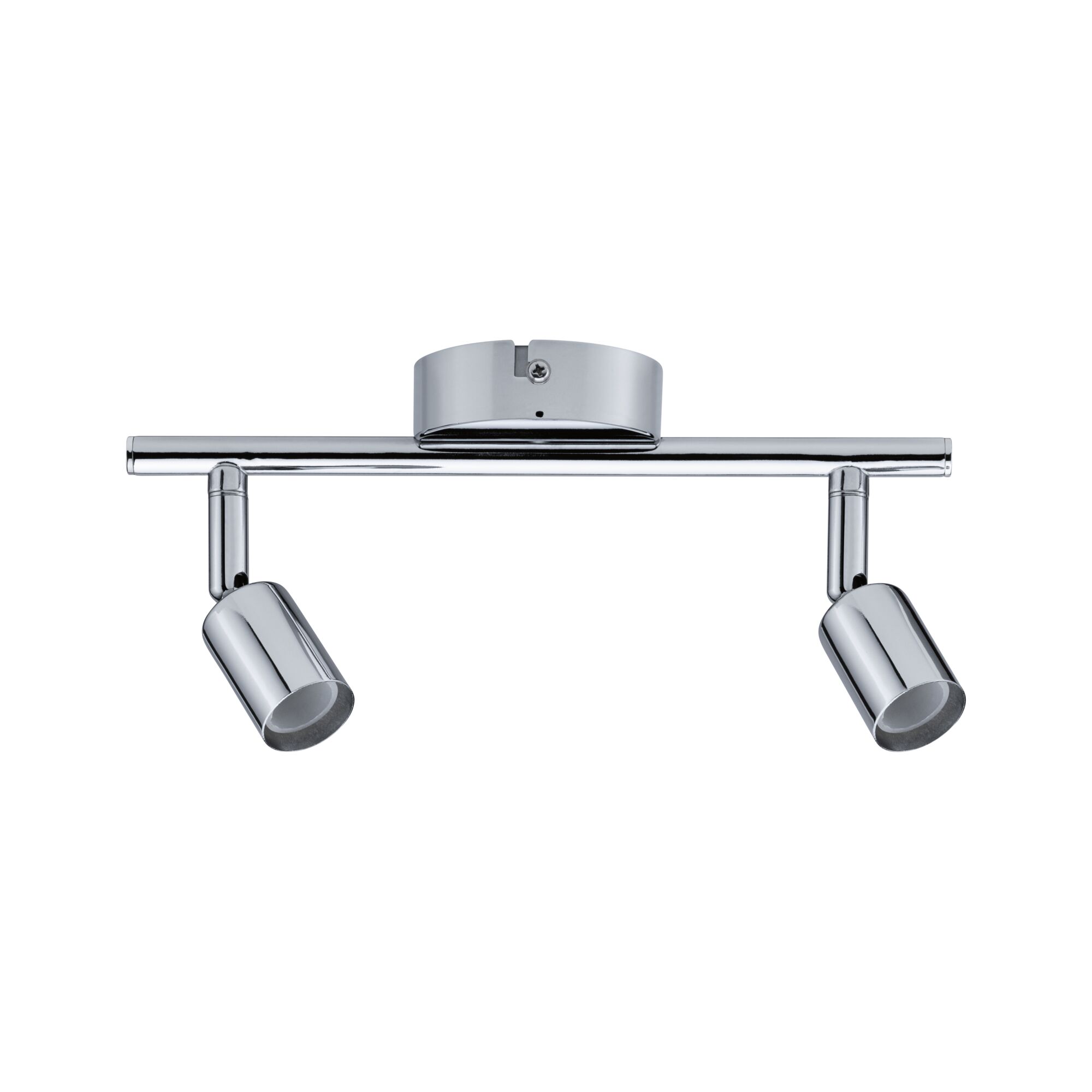 Spotlight Carolina IP44 GU10 230V max. 2x10W gradable Chrome Spot LED double en métal chromé pour éclairage intérieur moderne