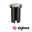 LED-grondinbouwlamp Smart Home Zigbee 3.0 Floor IP67 rond 110mm RGBW+ 4,9W 300lm 230V 120° Staal geborsteld Aluminium Zwarte metalen LED inbouwvloerlicht met RGB-kleurwissel en Zigbee slimme verlichtingsbediening