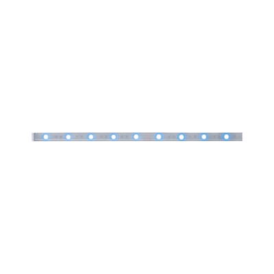 Slim LED light strip emitting cool white light for modern lighting applications