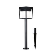 Solar LED zemní kolík Ferrara IP44 3000K 400lm Černá 121x690mm
