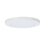 Panneau LED de plafond rond blanc avec cadre mat en plastique pour éclairage moderne