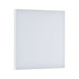 Square white LED ceiling light made of plastic for modern room lighting