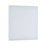 Square white LED ceiling light made of plastic for modern room lighting