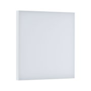 Square white LED ceiling light made of plastic for modern room lighting