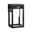 Solar Applique d'extérieur LED Marisol Détecteur de mouvement IP44 3000K 350lm Noir Applique murale extérieure noire en métal avec verre blanc et détecteur de mouvement pour jardin