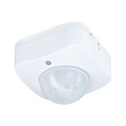 Détecteur de mouvement blanc en plastique avec lentille dôme pour contrôle d'éclairage intérieur