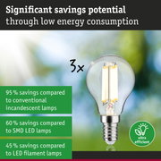 Energy-saving LED light bulb with clear glass and silver base for sustainable lighting solutions