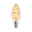 Vintage Edition 230 V Standard LED Candle E14 150lm 4W 1800K dimmable Gold Vintage candle-shaped LED bulb with warm white light and spiral filament for decorative lighting