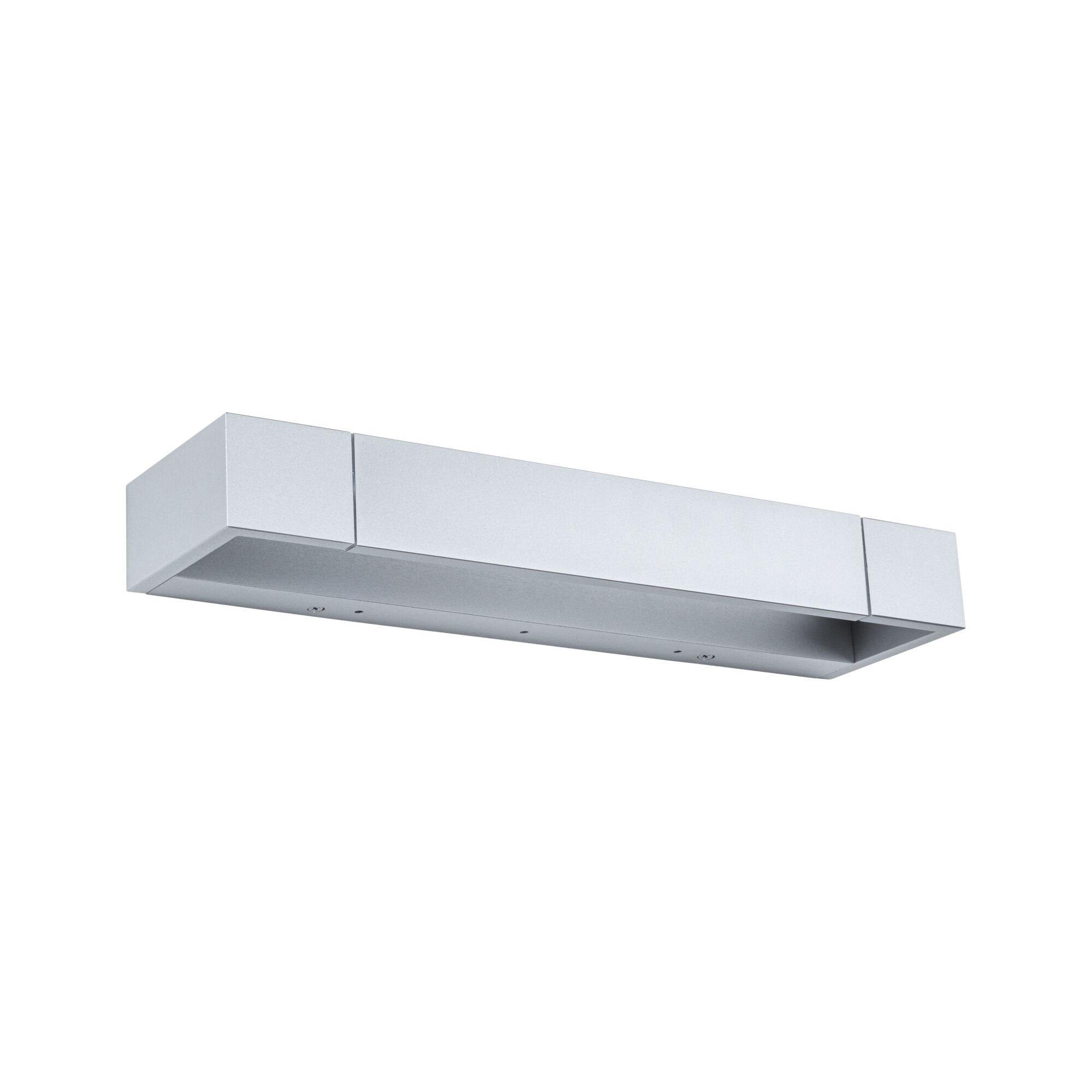 Moderner LED-Wandleuchter aus silbernem Aluminium mit rechteckigem Design für Innenbeleuchtung