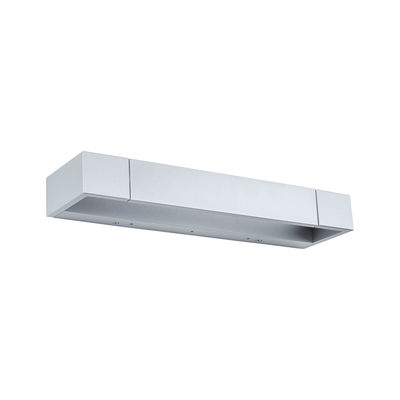 Moderner LED-Wandleuchter aus silbernem Aluminium mit rechteckigem Design für Innenbeleuchtung