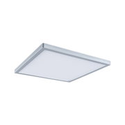 Panneau LED carré plat avec cadre en aluminium argenté pour éclairage moderne et économique