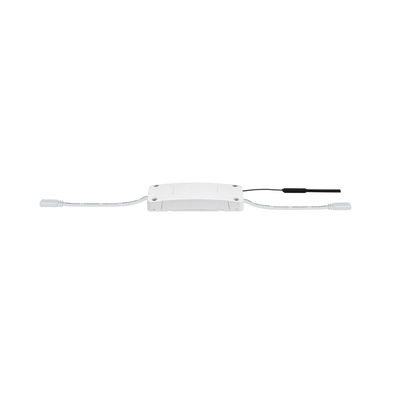 White plastic LED control unit with cables for smart indoor lighting control