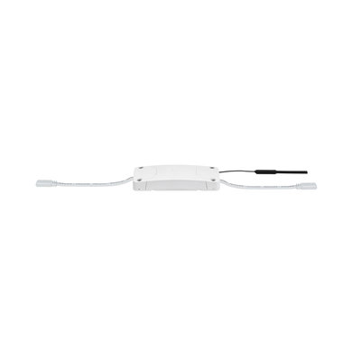 White plastic LED control unit with cables for smart indoor lighting control