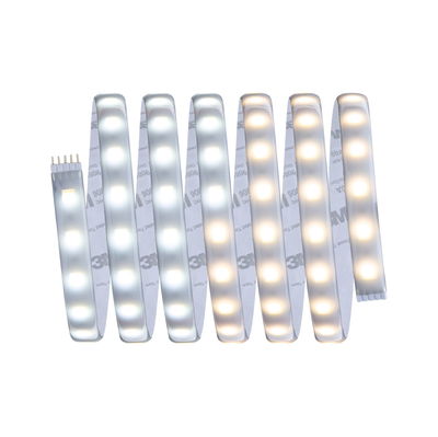 Bande LED flexible avec LEDs blanc chaud et blanc froid pour éclairage polyvalent
