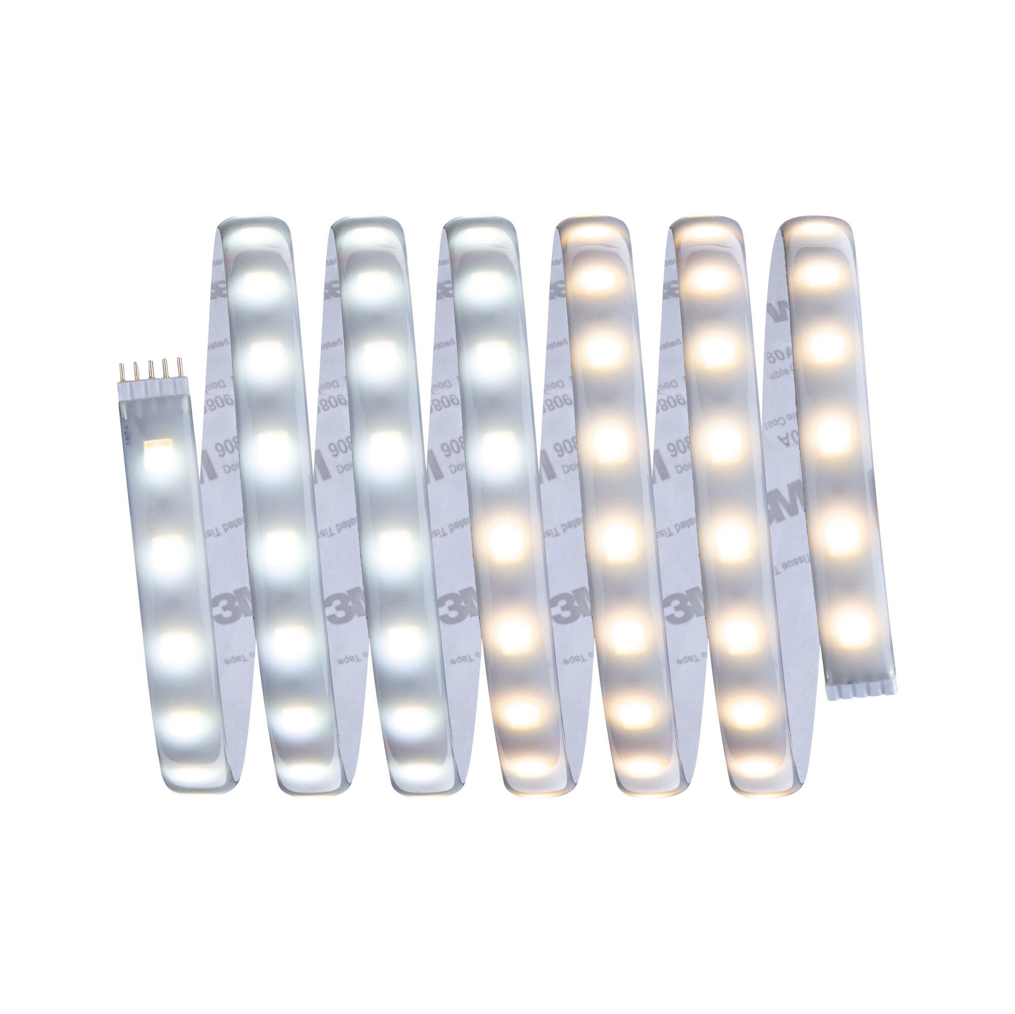 Flexibler LED-Lichtstreifen mit warmweißen und kaltweißen LEDs für vielseitige Beleuchtungslösungen
