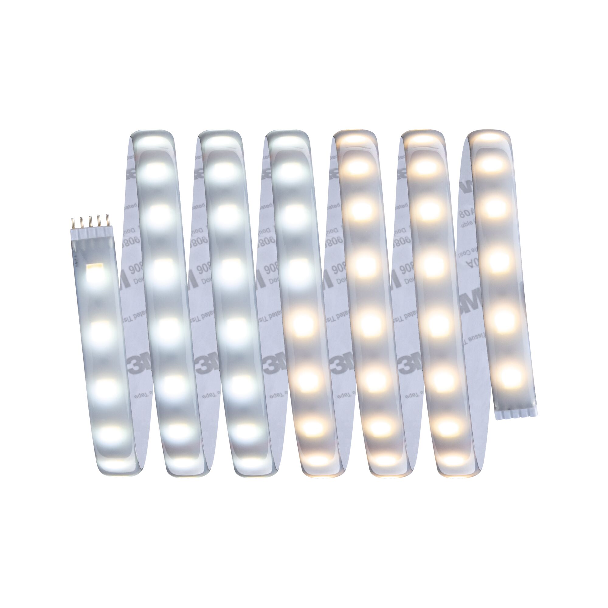 MaxLED 500 LED Strip Erweiterung 2,5m Tunable White beschichtet 16W 550lm/m Tunable White Flexible LED-Lichtleiste mit warmweißen und kaltweißen LEDs für vielseitige Beleuchtungslösungen