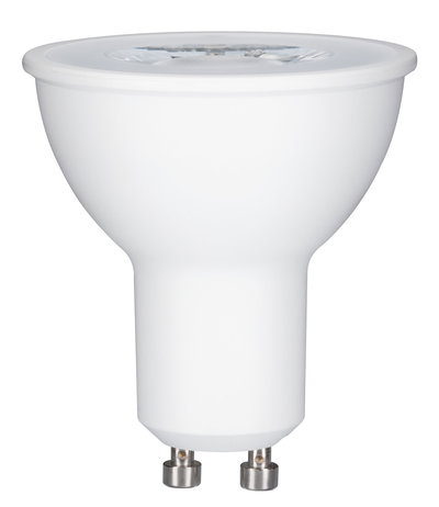 Weiße LED-Reflektorlampe mit GU10-Sockel aus Kunststoff für energiesparende Beleuchtung