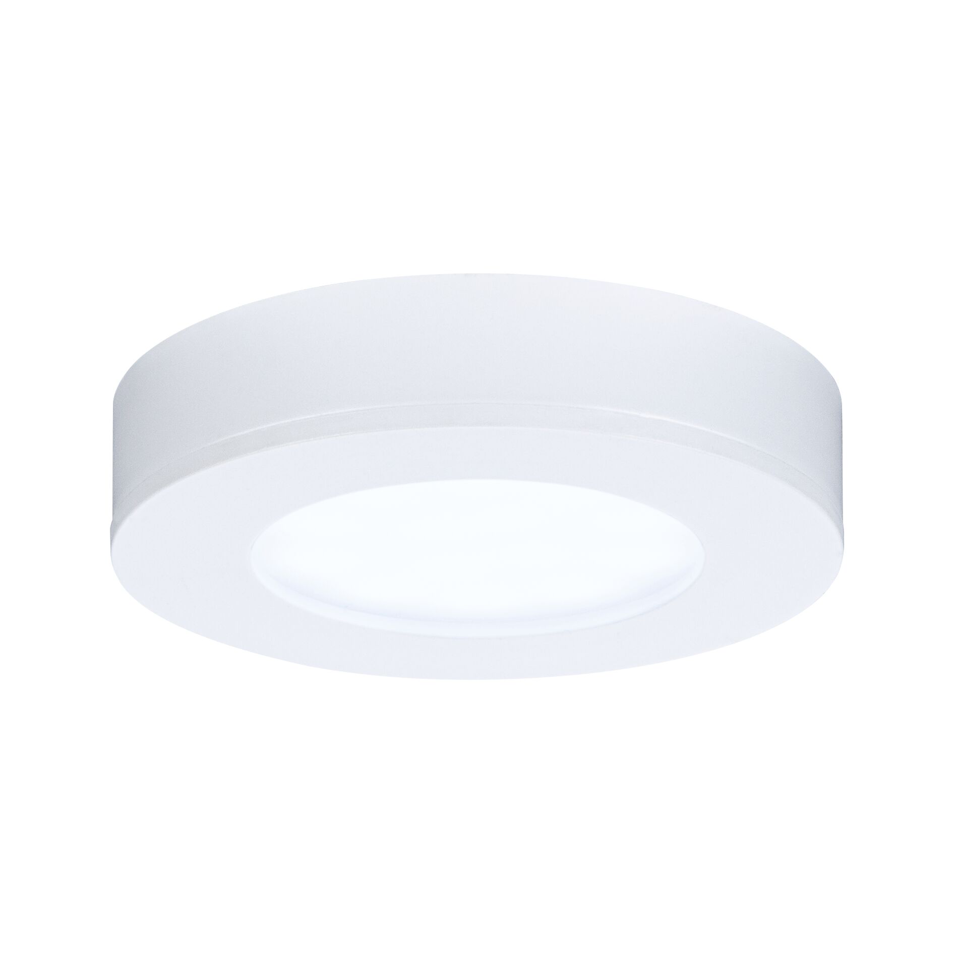 Plafonnier LED rond blanc en plastique pour éclairage intérieur moderne