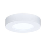 Plafonnier LED rond blanc en plastique pour éclairage intérieur moderne