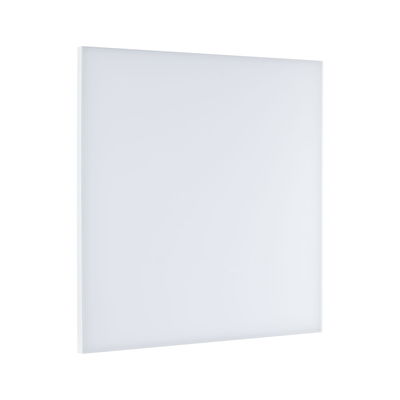 Square white LED ceiling light made of plastic for modern indoor lighting