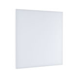 Square white LED ceiling light made of plastic for modern indoor lighting
