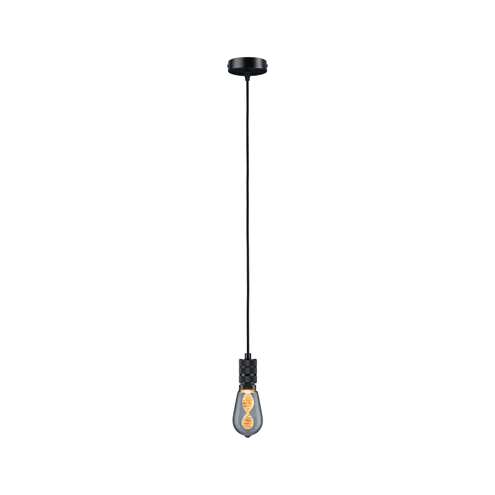 Neordic Luminaire en suspension Tilla E27 max. 60W Noir gradable Métal