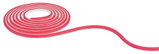 Red flexible LED strip light for decorative lighting and accent illumination in interiors.