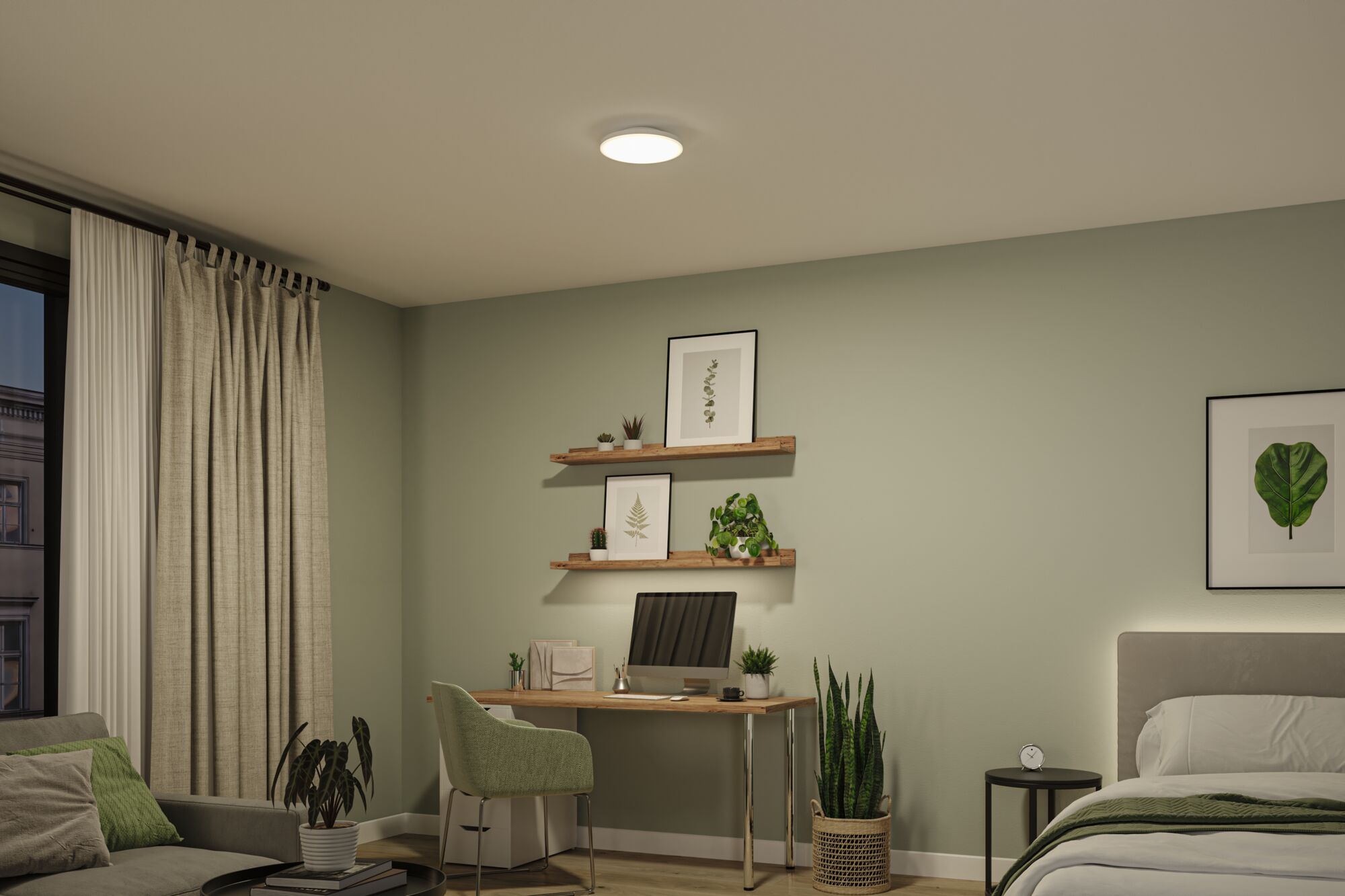 Plafonnier LED Siena 3000K 260mm 1500lm 230V 18,8W