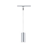 Moderne zilveren aluminium hanglamp met cilindrisch ontwerp voor stijlvolle binnenverlichting