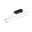 CorDuo Cable system Basic set max. 60W 230/12V Black matt Black cable pendant with rectangular plastic ceiling mount for modern LED lighting solutions