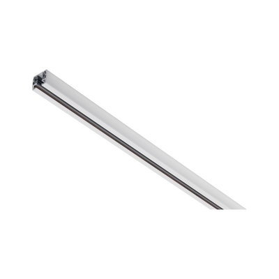 Profilé en aluminium blanc pour bande LED avec diffuseur, idéal pour installations lumineuses modernes