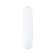 Applique murale blanche en plastique mince aux extrémités arrondies pour éclairage intérieur moderne