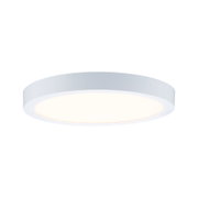 Runde weiße LED-Deckenleuchte aus Metall mit warmweißem Licht für moderne Wohnräume