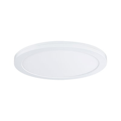 Rundt hvidt LED-loftpanel i plastik til energieeffektiv rumbelysning